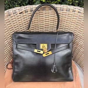 Authentic HERMES VINTAGE RARE Kelly Monaco collectors item 1958 black box